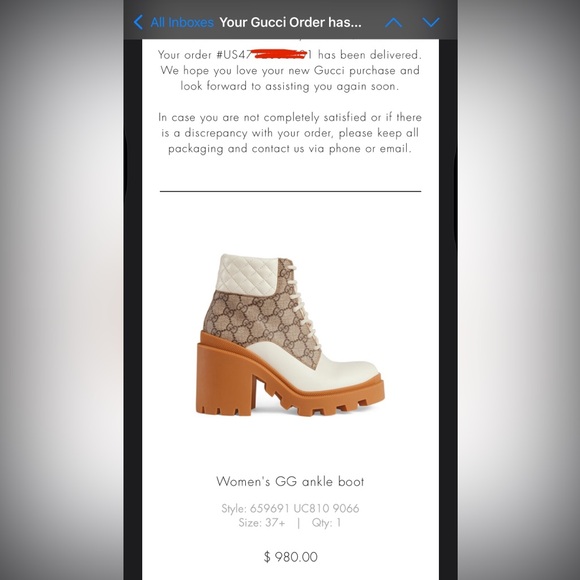 Gucci GG Platform High Block Heel Ankle Boots - Picture 11 of 11